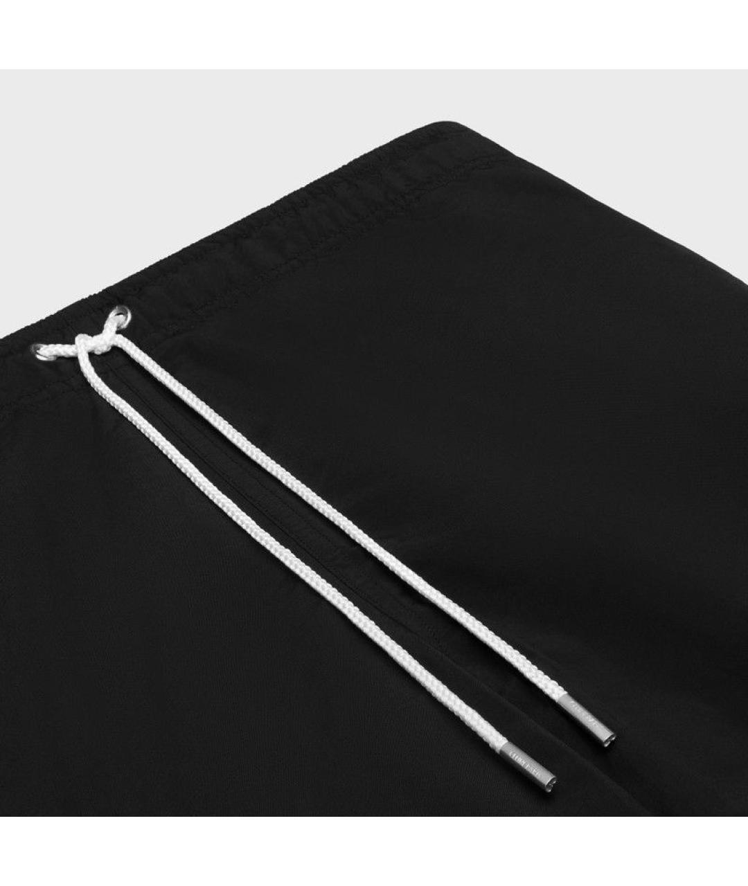 CELINE Черные полиэстеровые шорты, фото 3