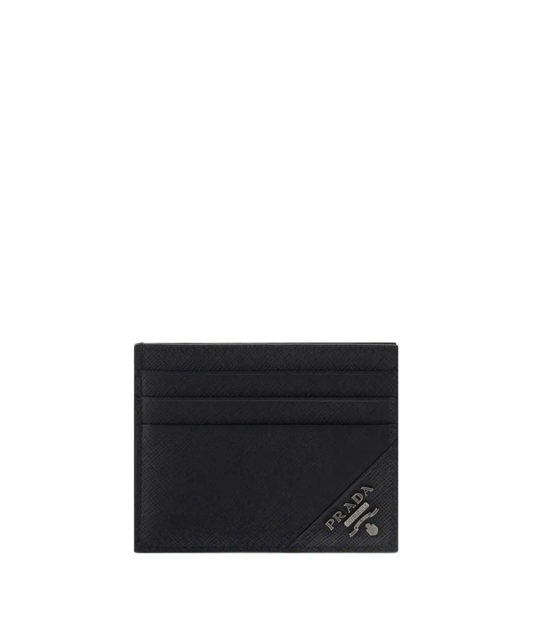 PRADA Черный кожаный кардхолдер, фото 3