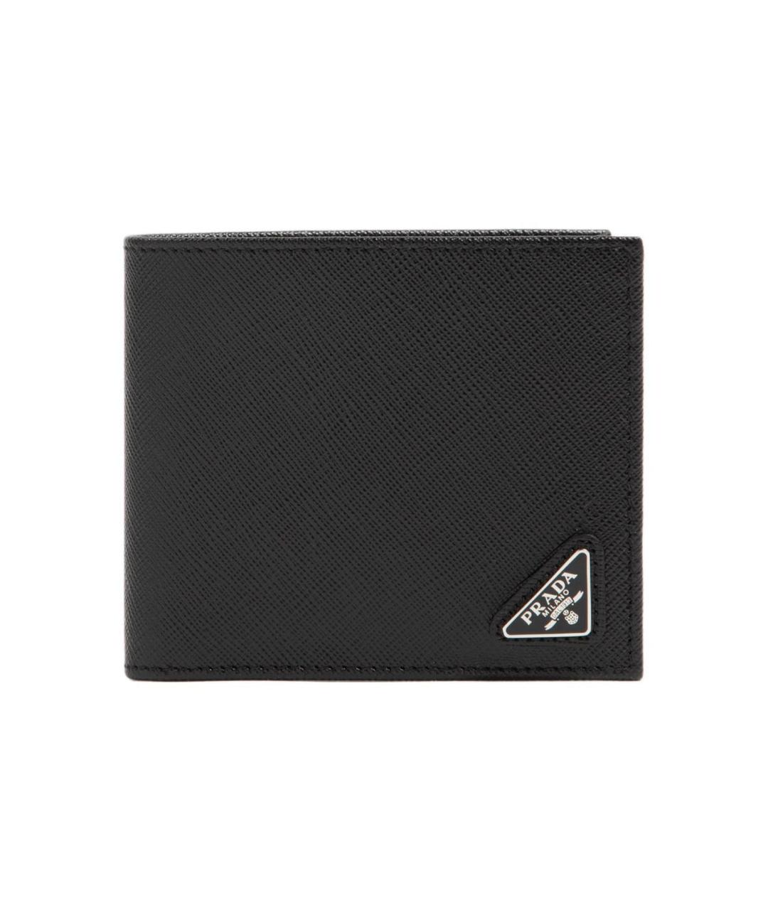 PRADA Черный кожаный кошелек, фото 1