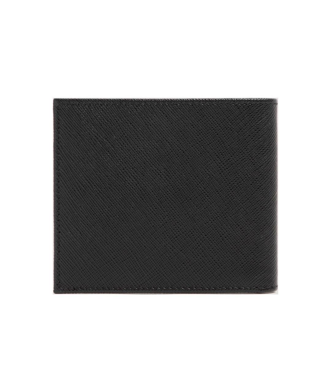 PRADA Черный кожаный кошелек, фото 2