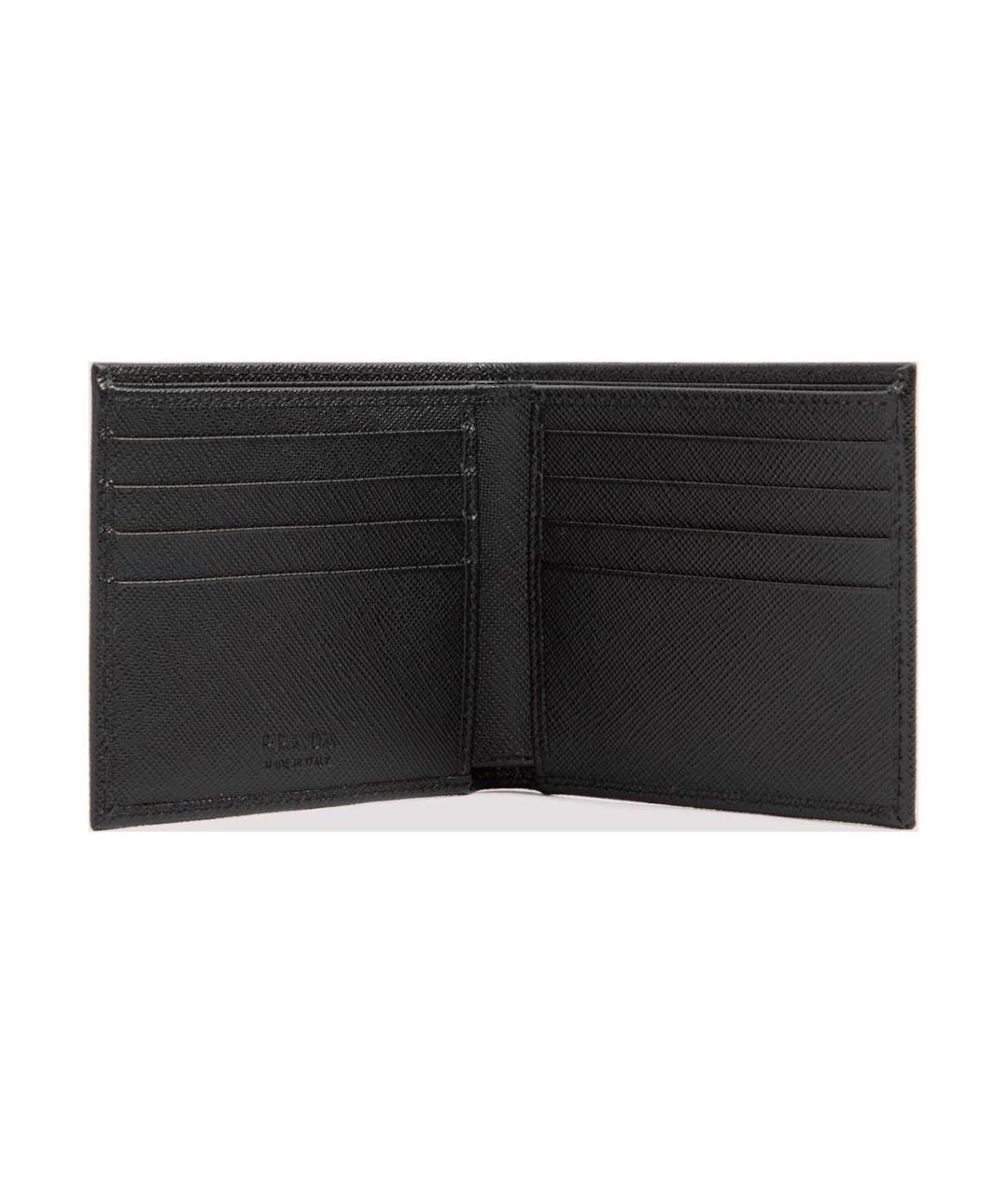 PRADA Черный кожаный кошелек, фото 3