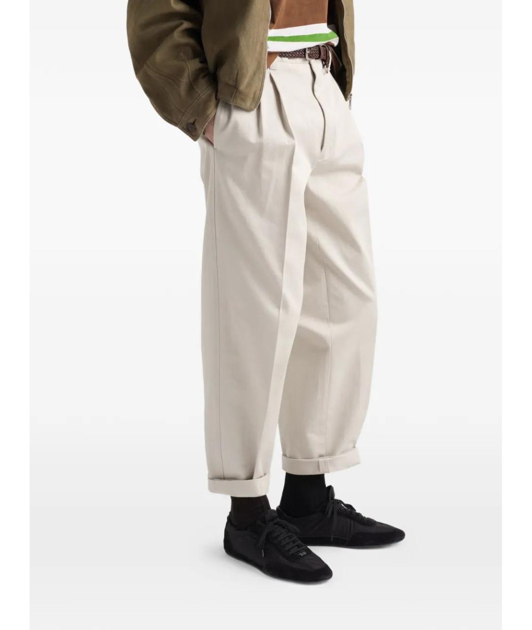 PRADA Хлопковые повседневные брюки, фото 4