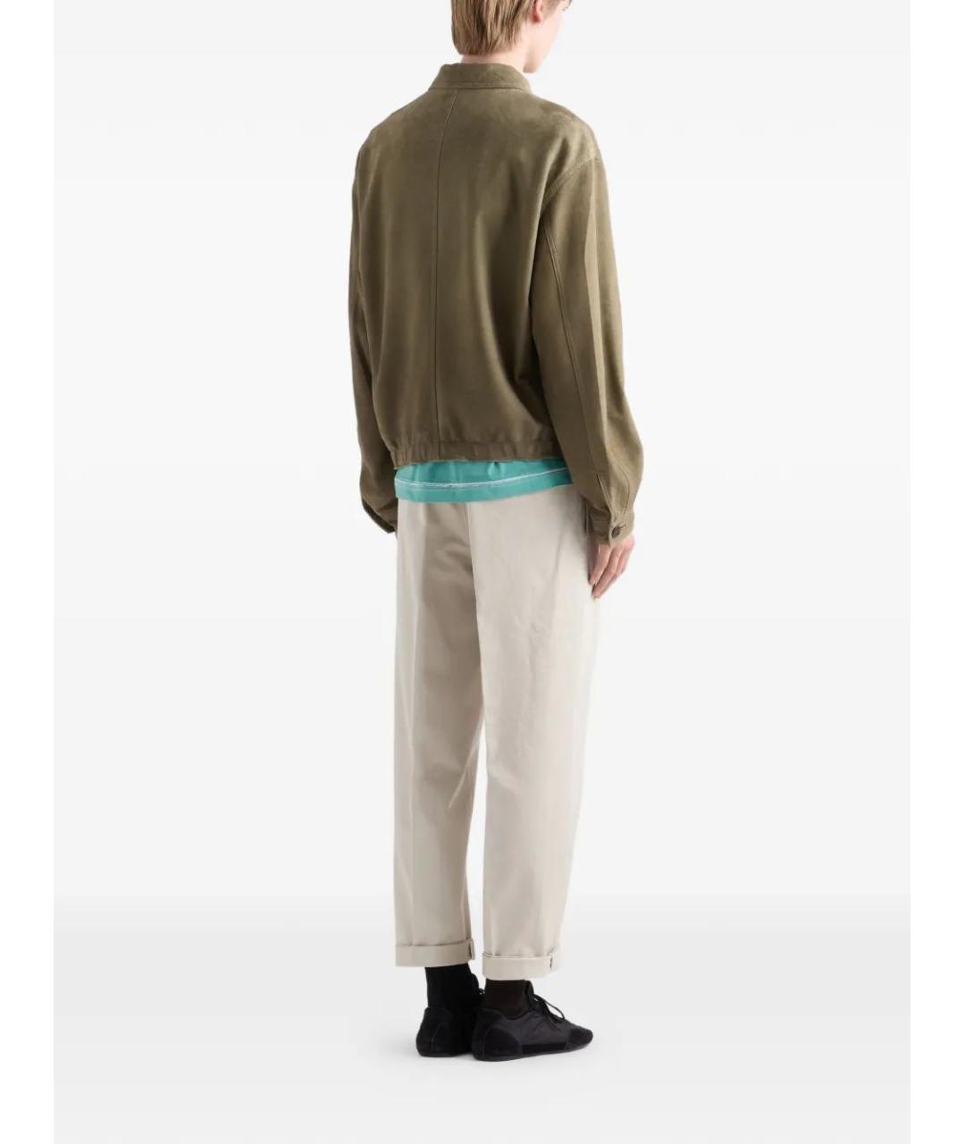 PRADA Хлопковые повседневные брюки, фото 3