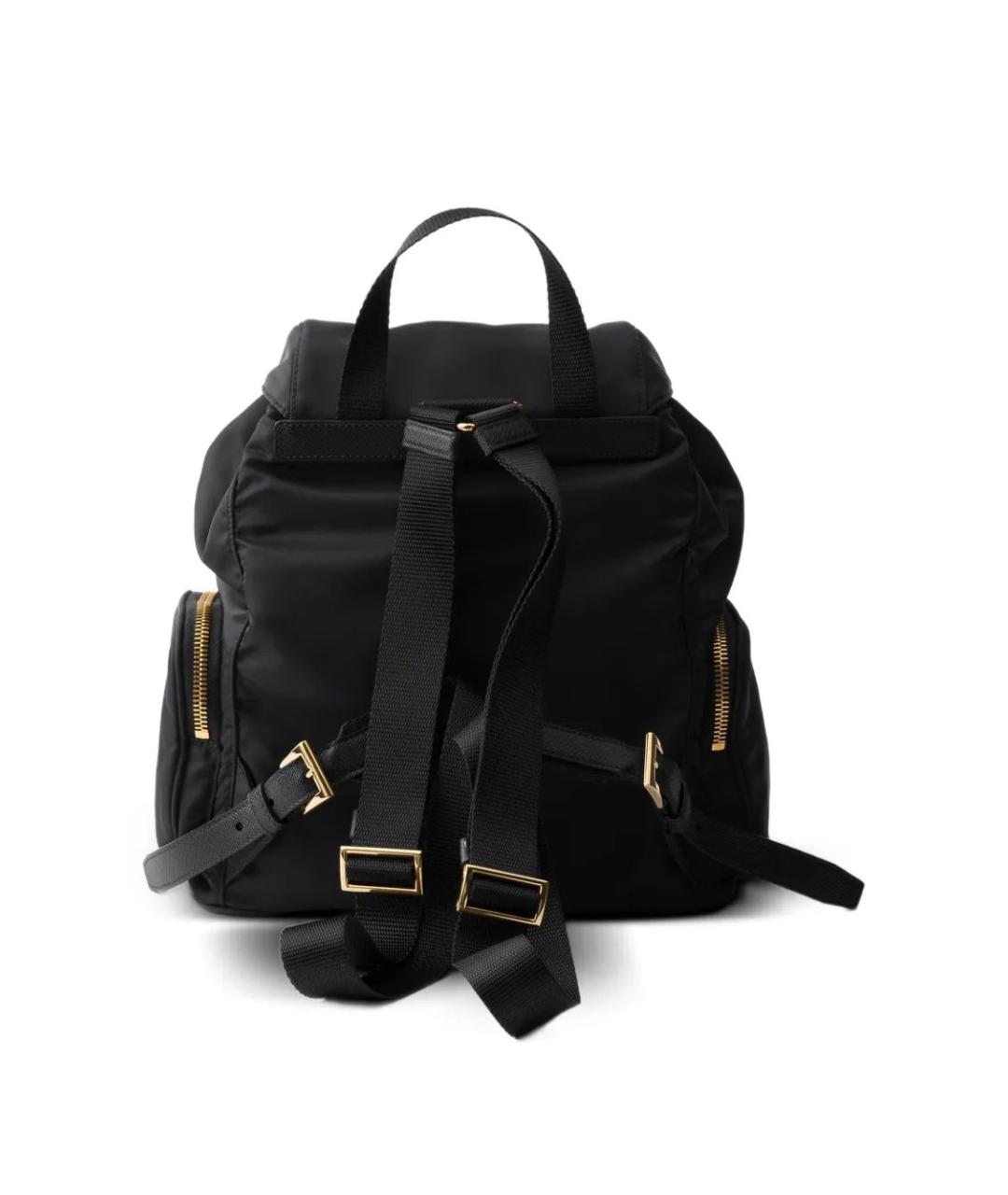 PRADA Черный синтетический рюкзак, фото 2