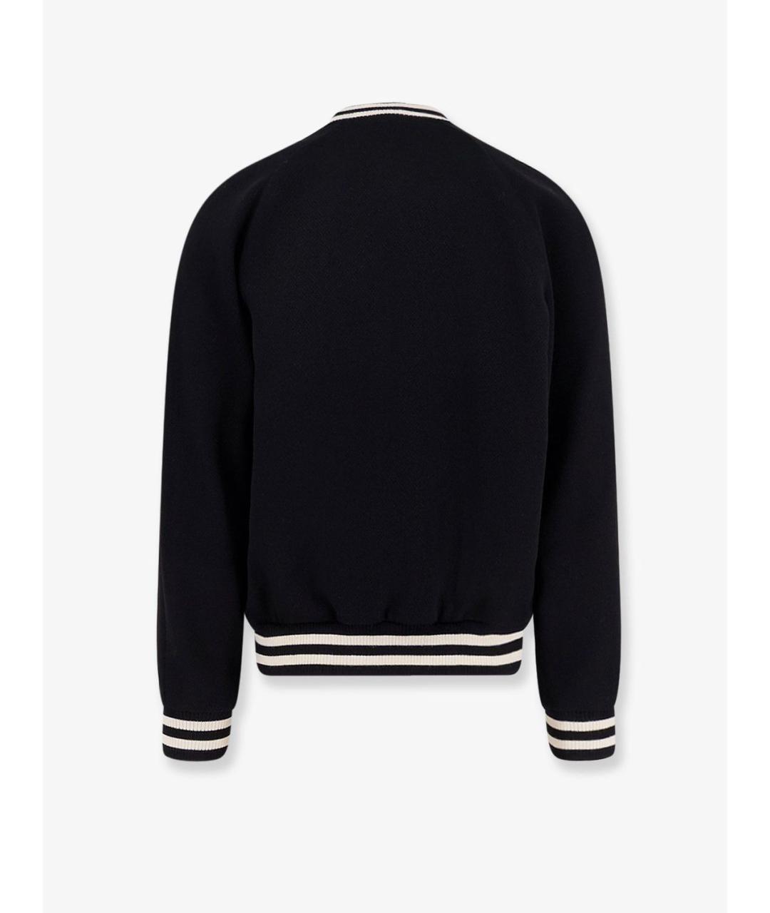 CELINE Черная шерстяная куртка, фото 2