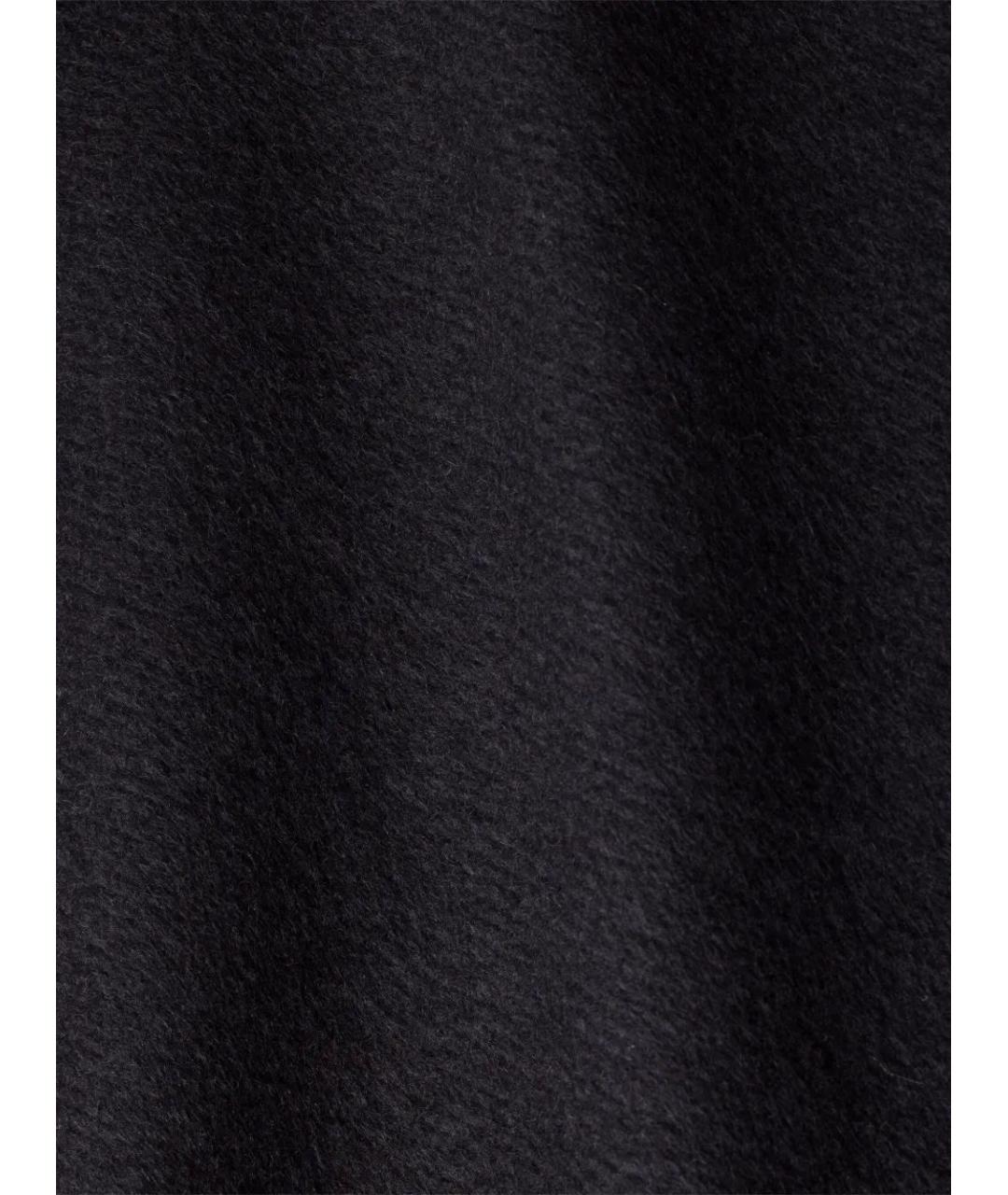 PRADA Черный шелковый шарф, фото 4