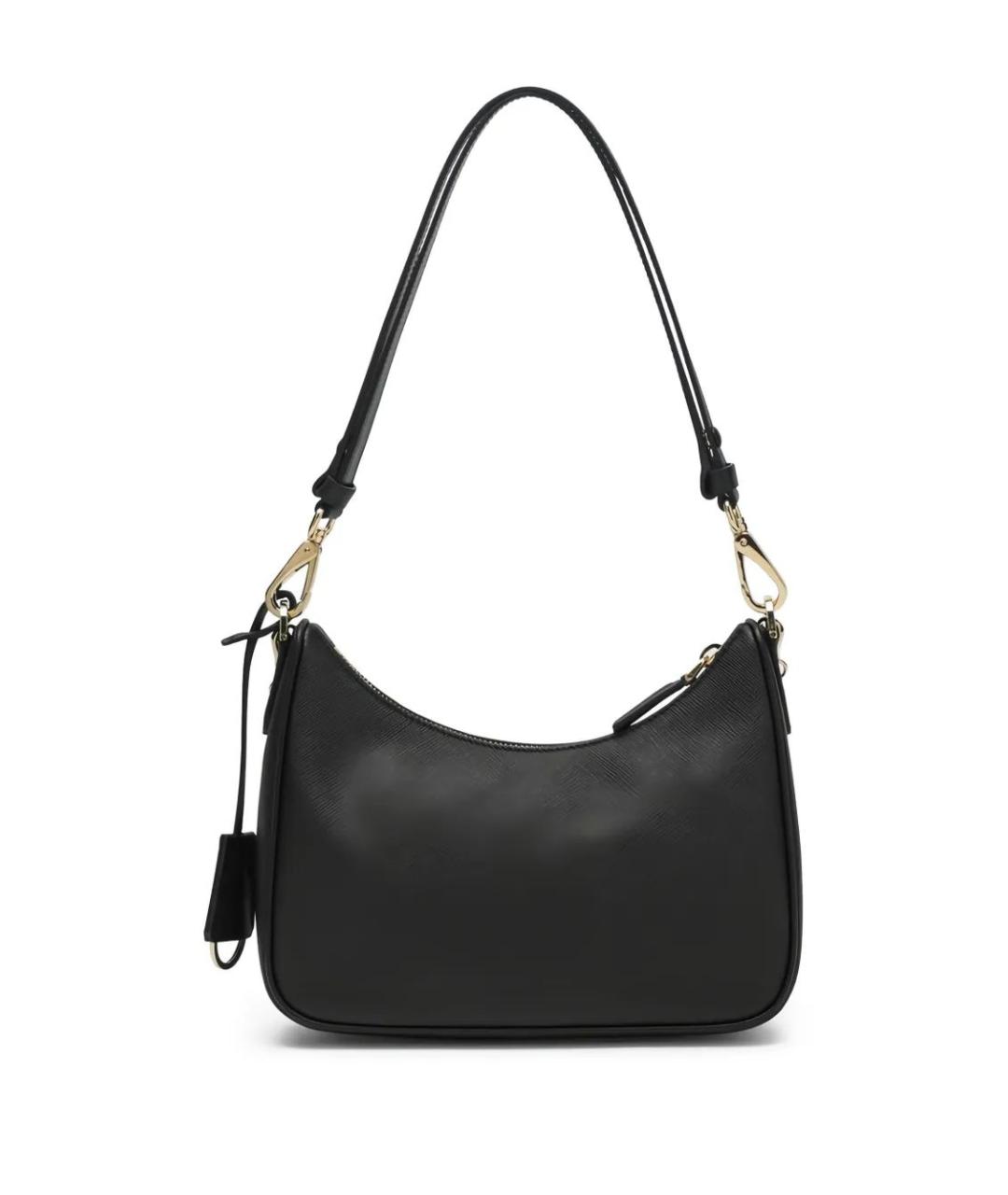 PRADA Черная кожаная сумка через плечо, фото 3