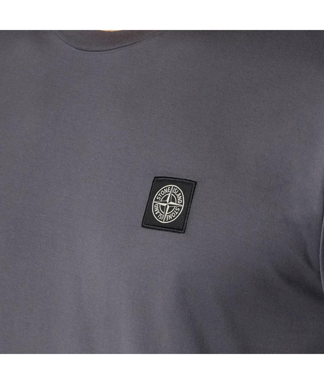 STONE ISLAND Синяя футболка, фото 5