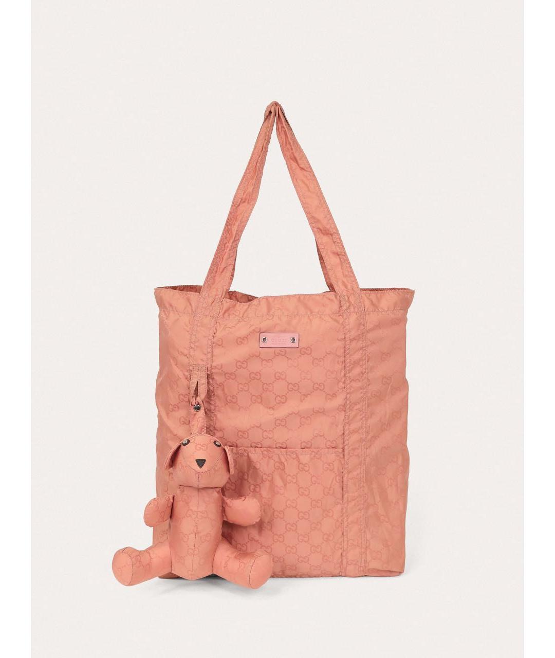 GUCCI Розовая сумка тоут, фото 9