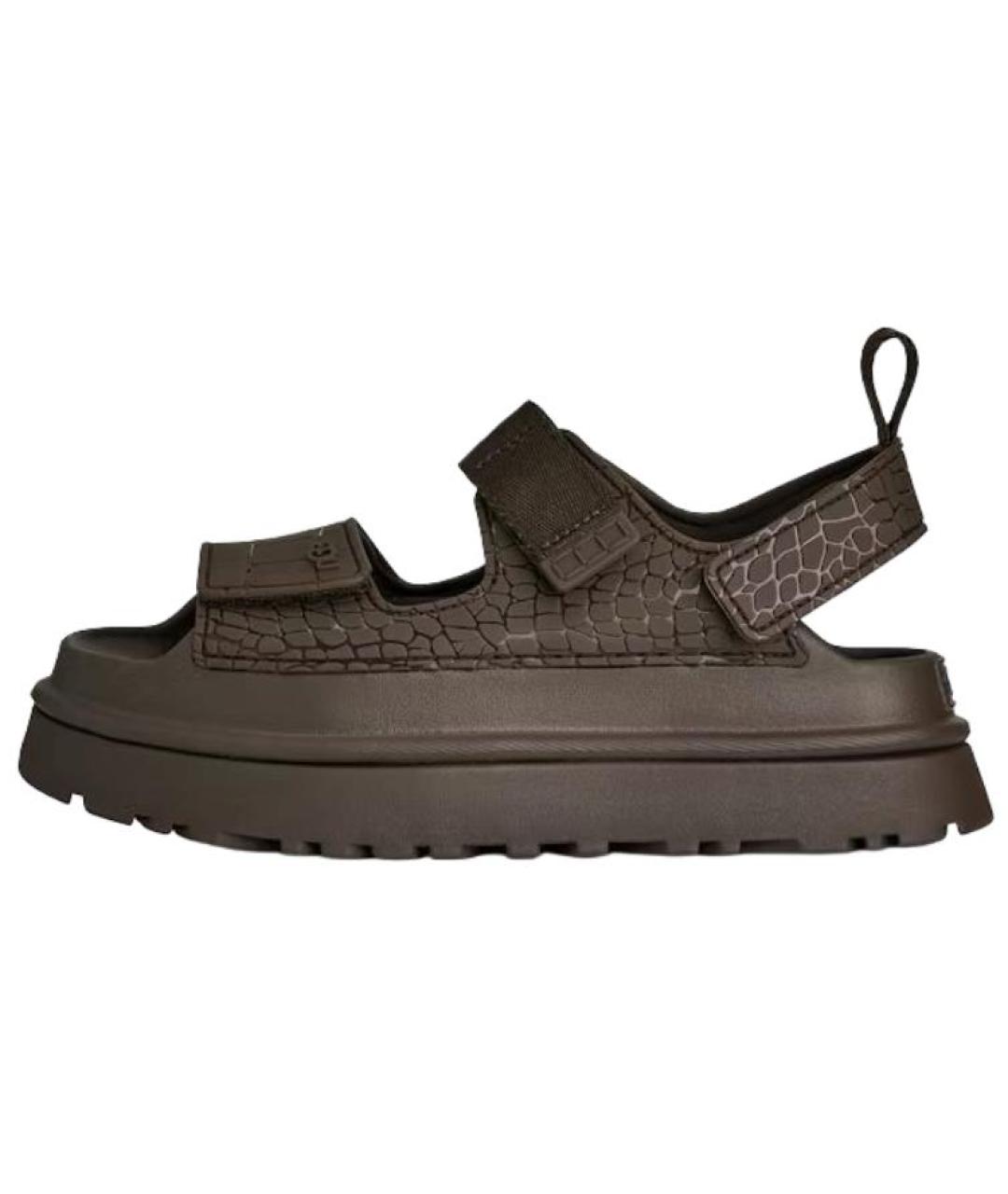 UGG AUSTRALIA Коричневые сандалии, фото 2