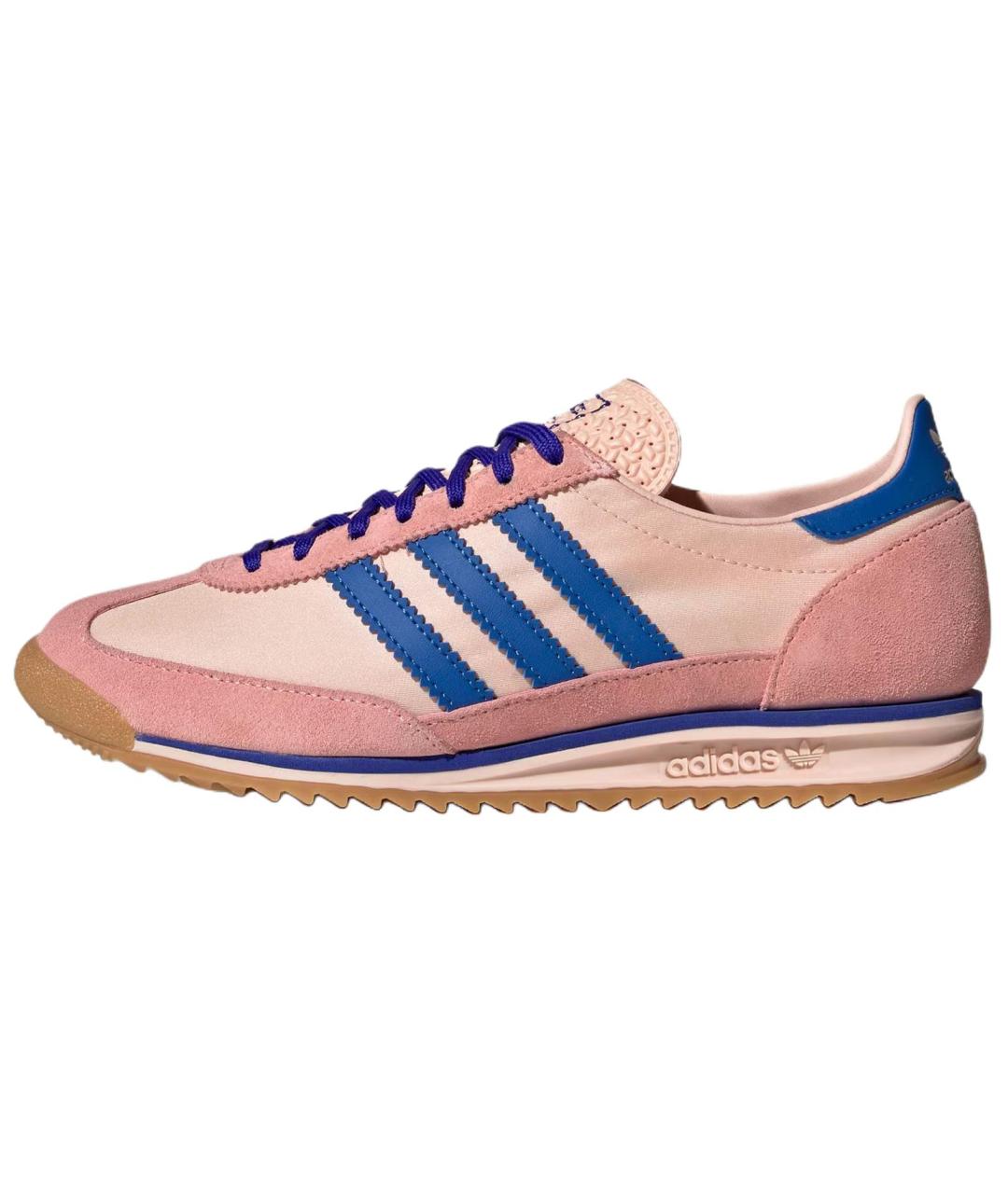 ADIDAS Розовые кожаные кеды, фото 2