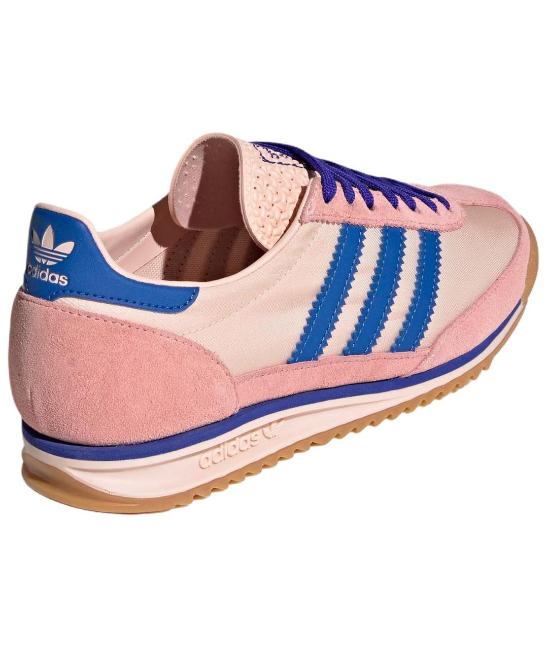 ADIDAS Розовые кожаные кеды, фото 4