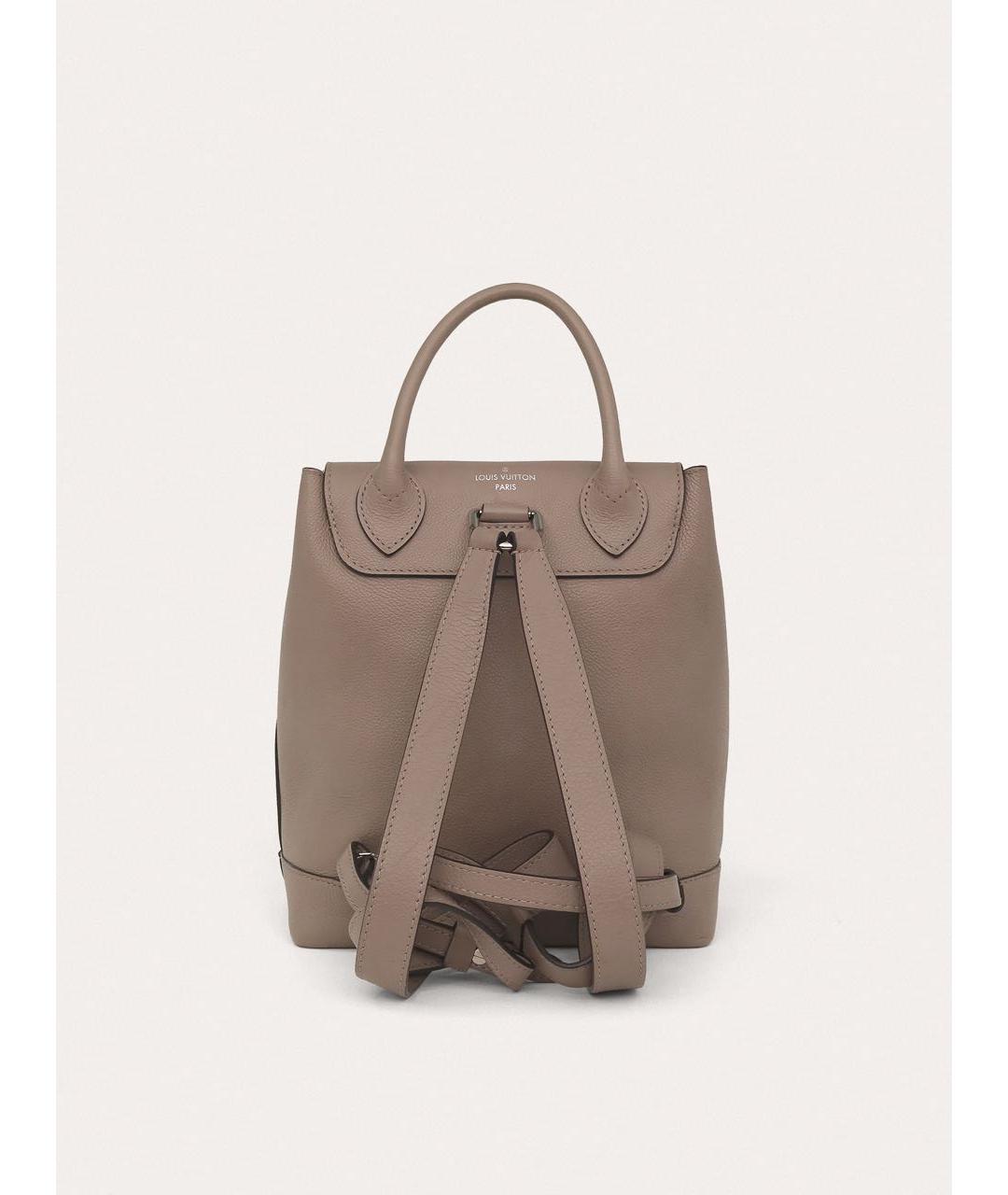 LOUIS VUITTON Серый кожаный рюкзак, фото 3