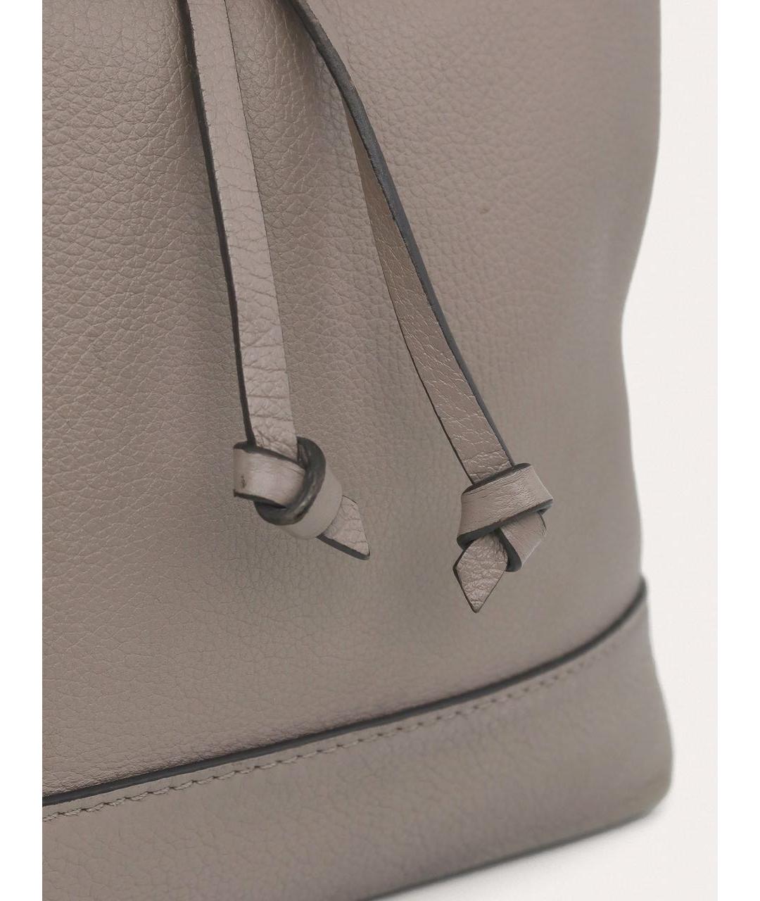 LOUIS VUITTON Серый кожаный рюкзак, фото 6