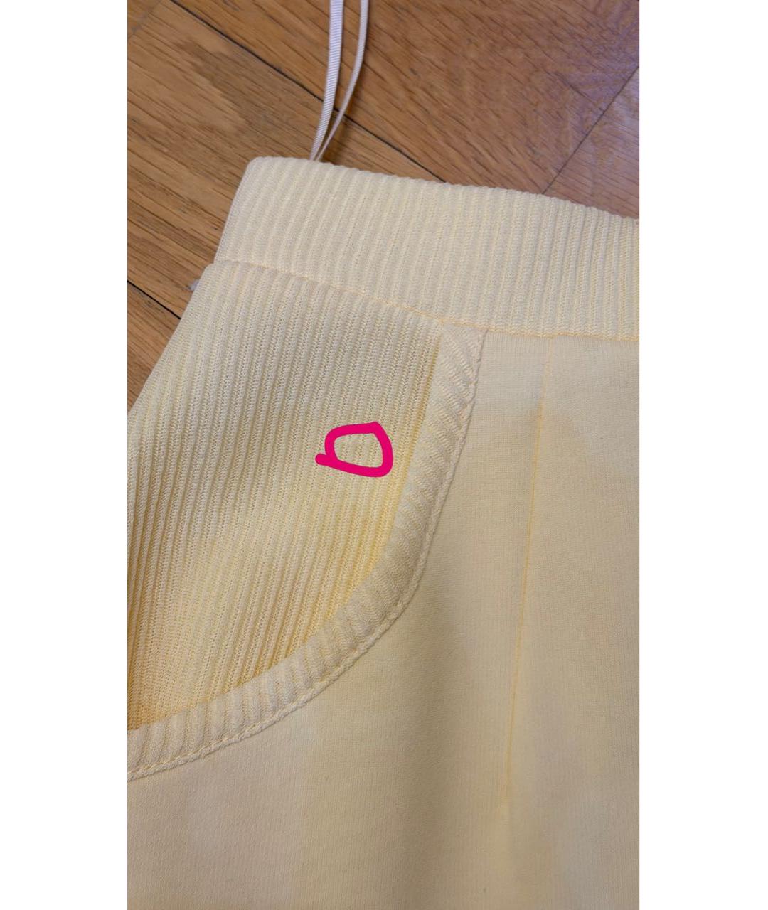 ULYANA SERGEENKO Желтый вискозный костюм с юбками, фото 6