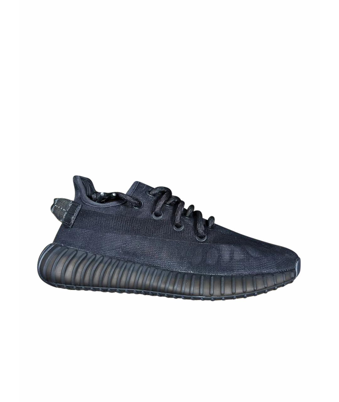 ADIDAS YEEZY Черные синтетические кроссовки, фото 1