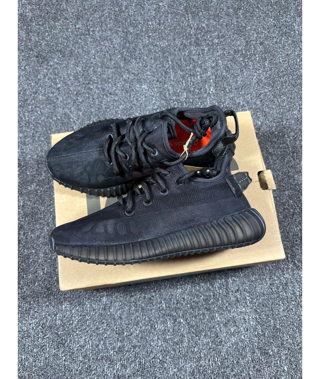 ADIDAS YEEZY Черные синтетические кроссовки, фото 4