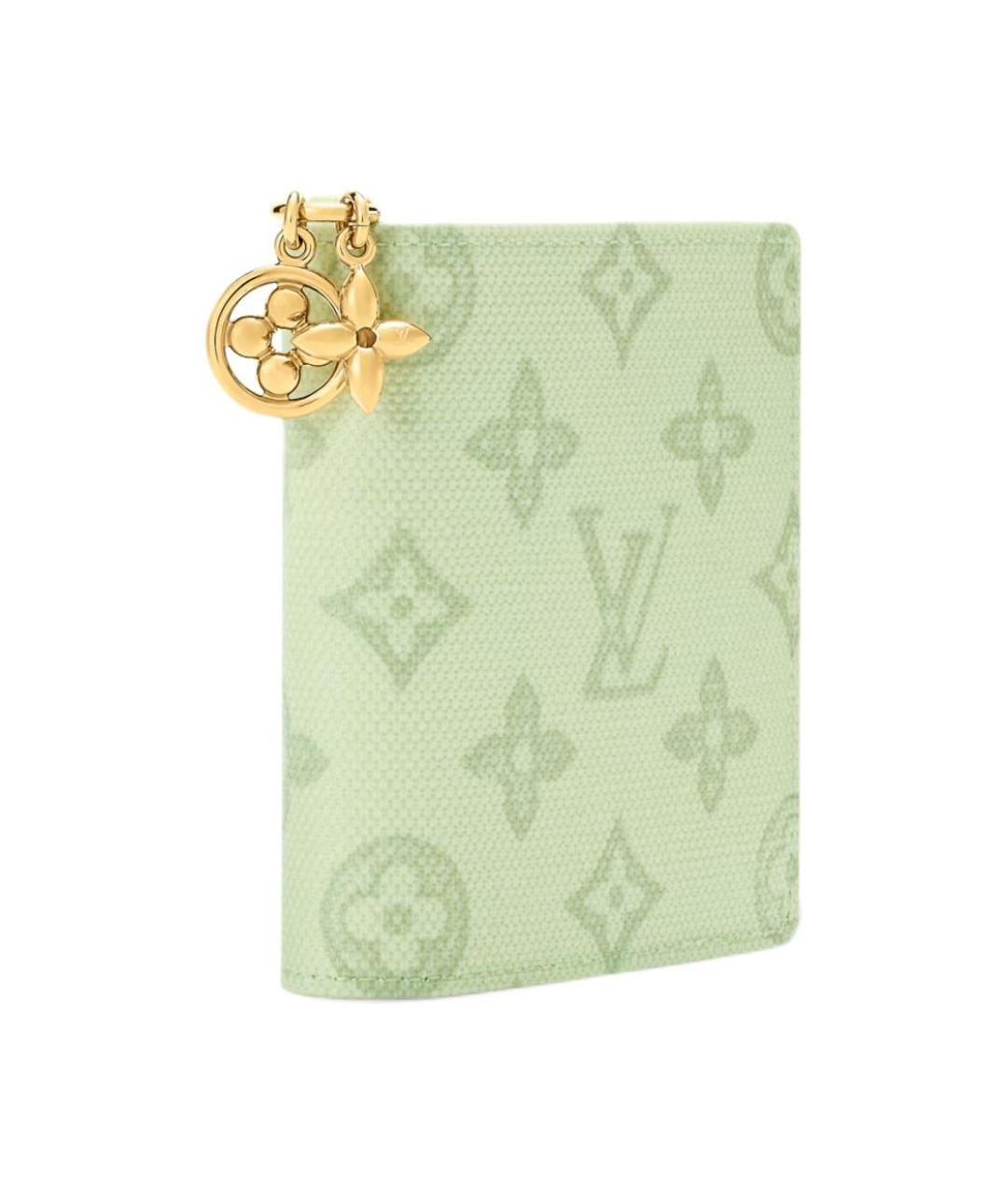 LOUIS VUITTON Зеленый кошелек, фото 2
