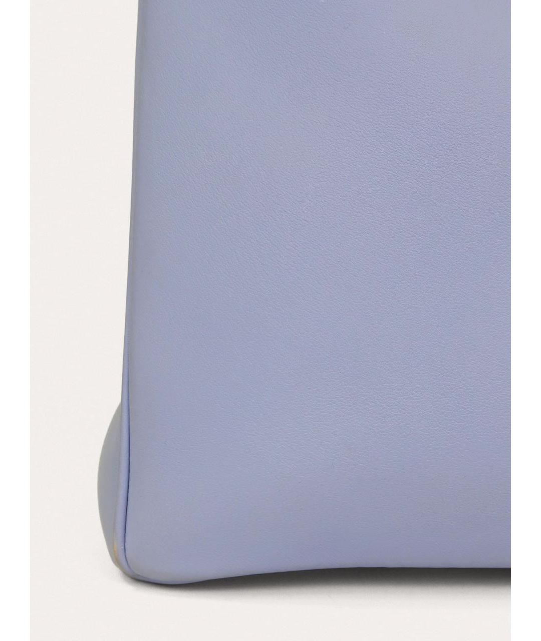 CHRISTIAN DIOR Голубая кожаная сумка с короткими ручками, фото 7