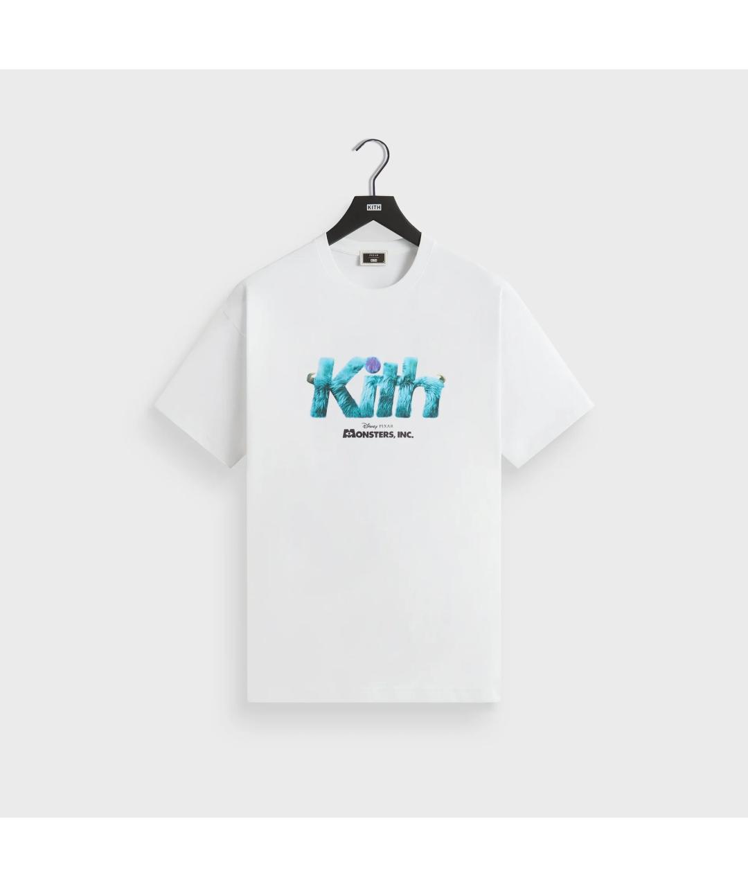 KITH Белая хлопковая футболка, фото 4