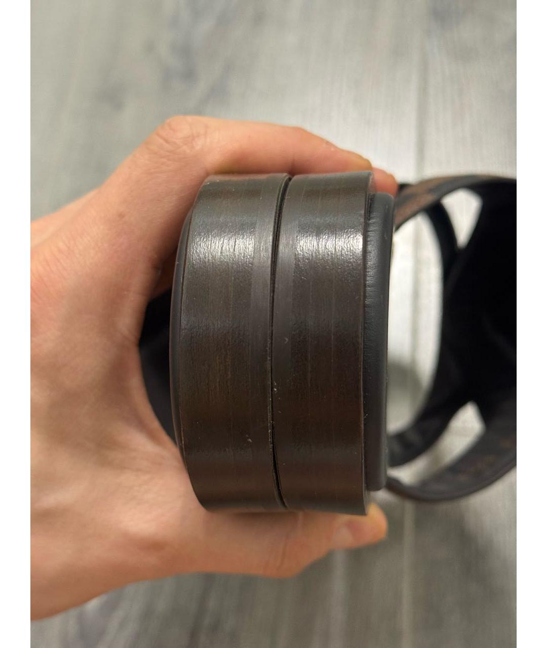 LOUIS VUITTON Коричневые шлепанцы, фото 4