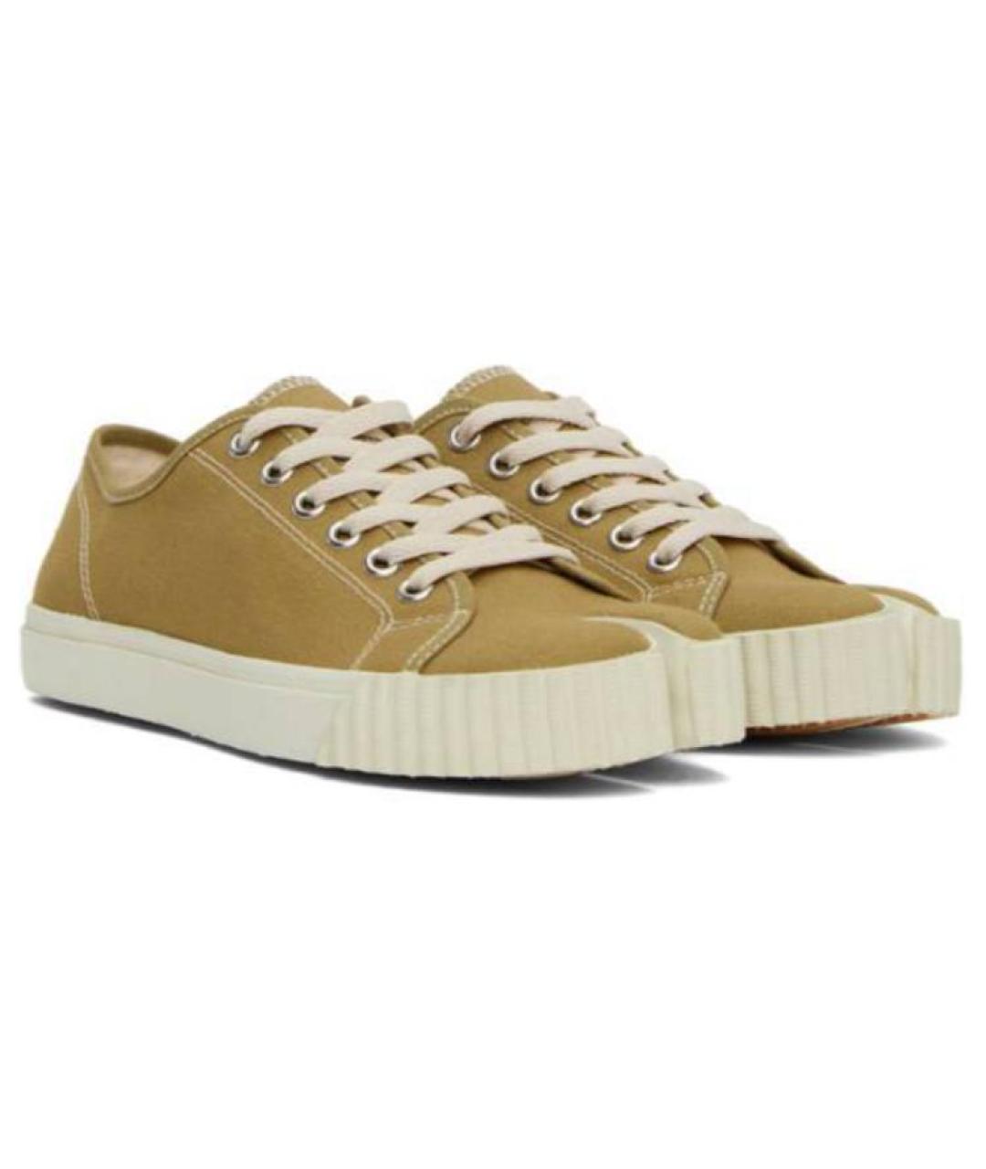 MAISON MARGIELA Желтые кеды, фото 4