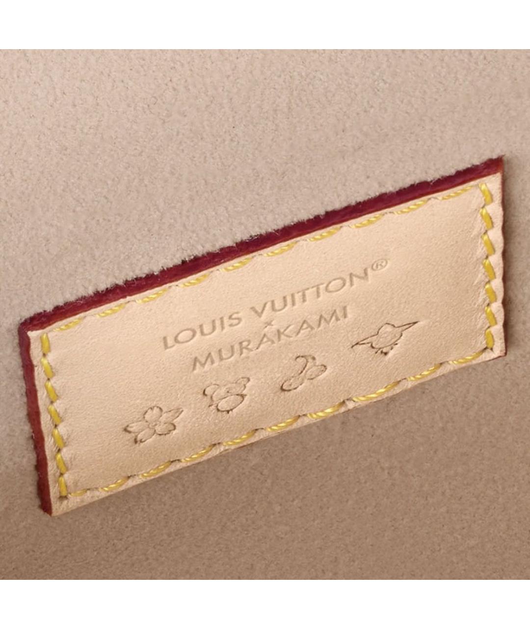 LOUIS VUITTON Белая кожаная сумка через плечо, фото 5