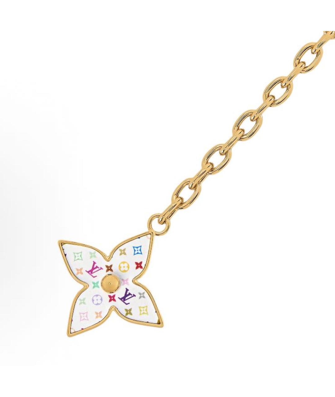 LOUIS VUITTON Белая кожаная сумка через плечо, фото 4