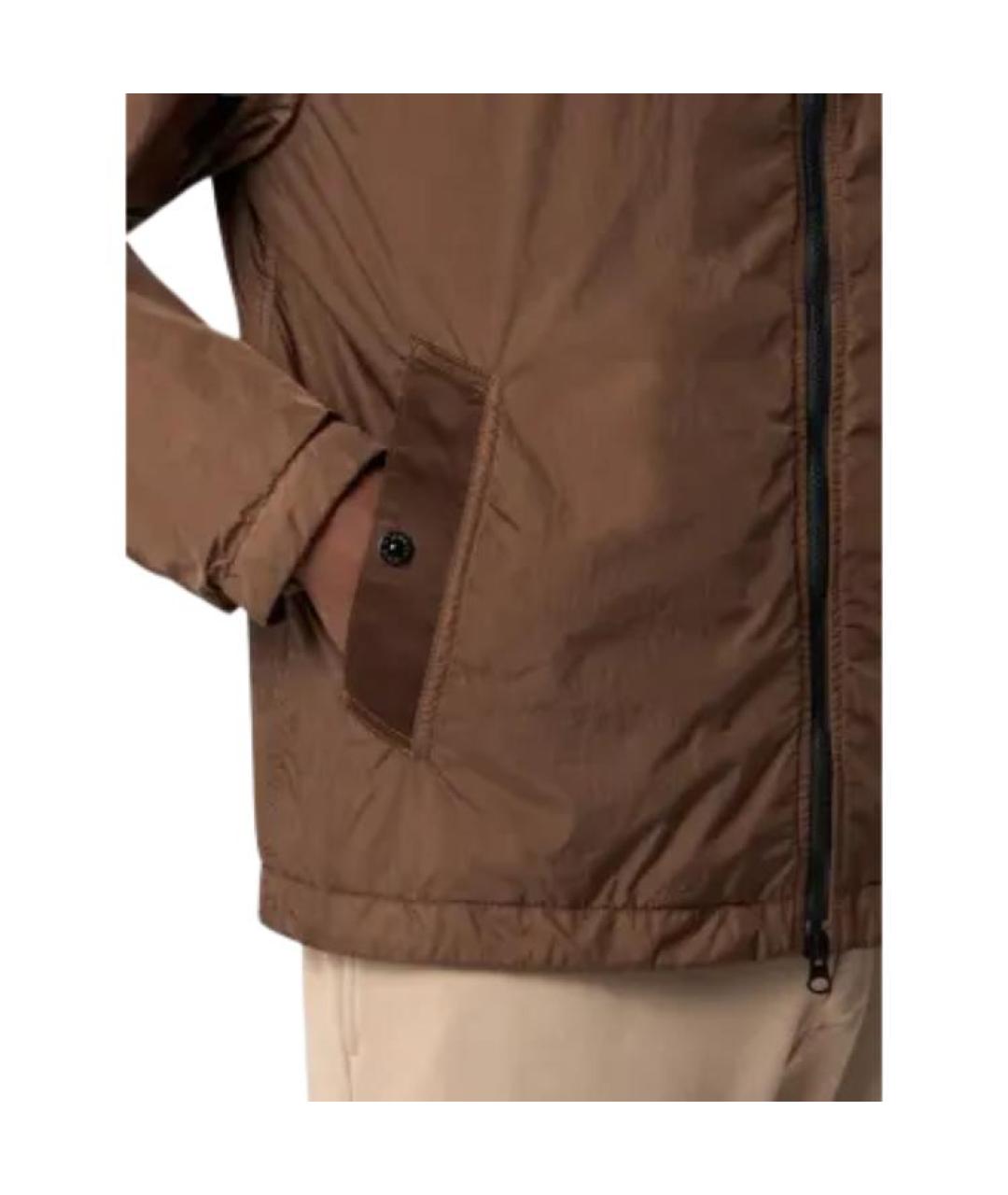 STONE ISLAND Коричневая куртка, фото 5