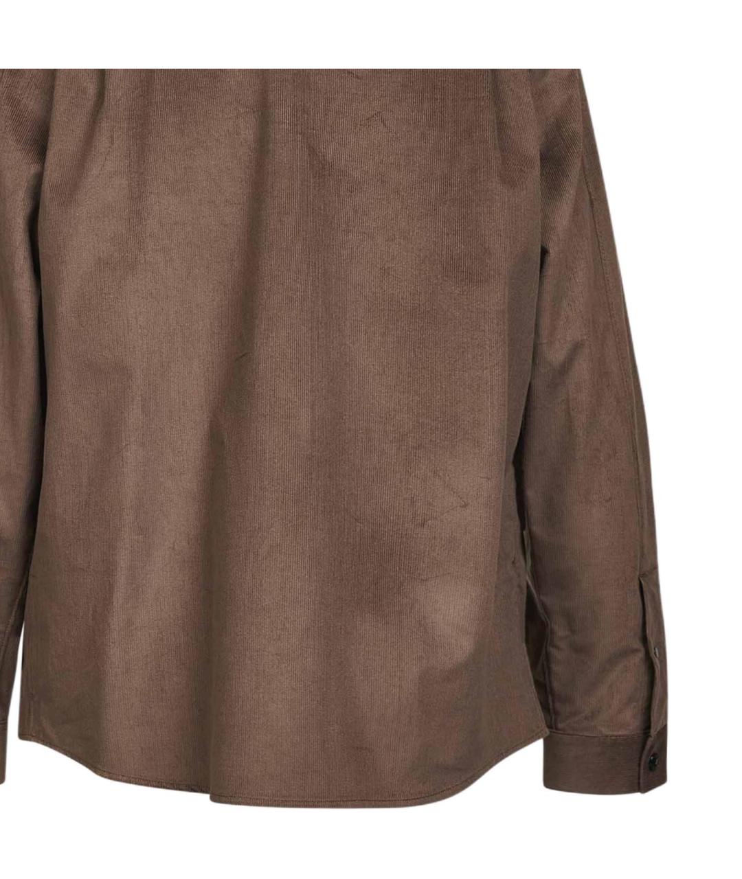 STONE ISLAND Коричневая кэжуал рубашка, фото 4