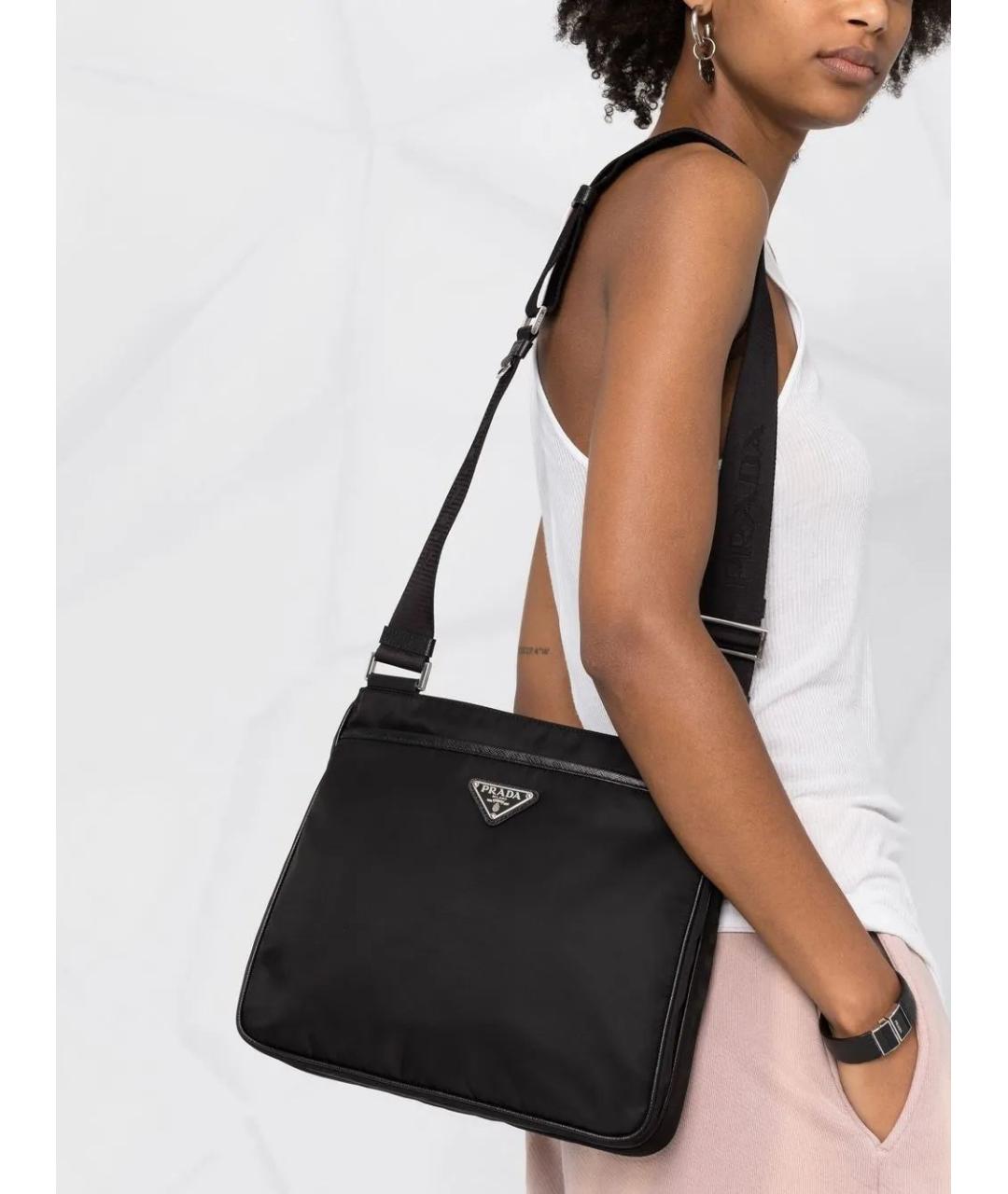 PRADA Черная сумка на плечо, фото 3