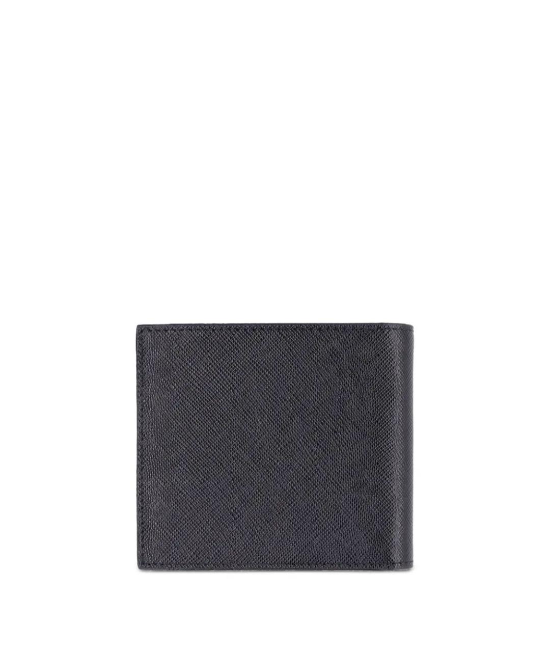 PRADA Черный кожаный кошелек, фото 2