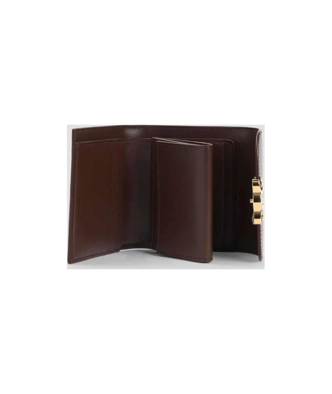 CELINE Коричневый кожаный кошелек, фото 3