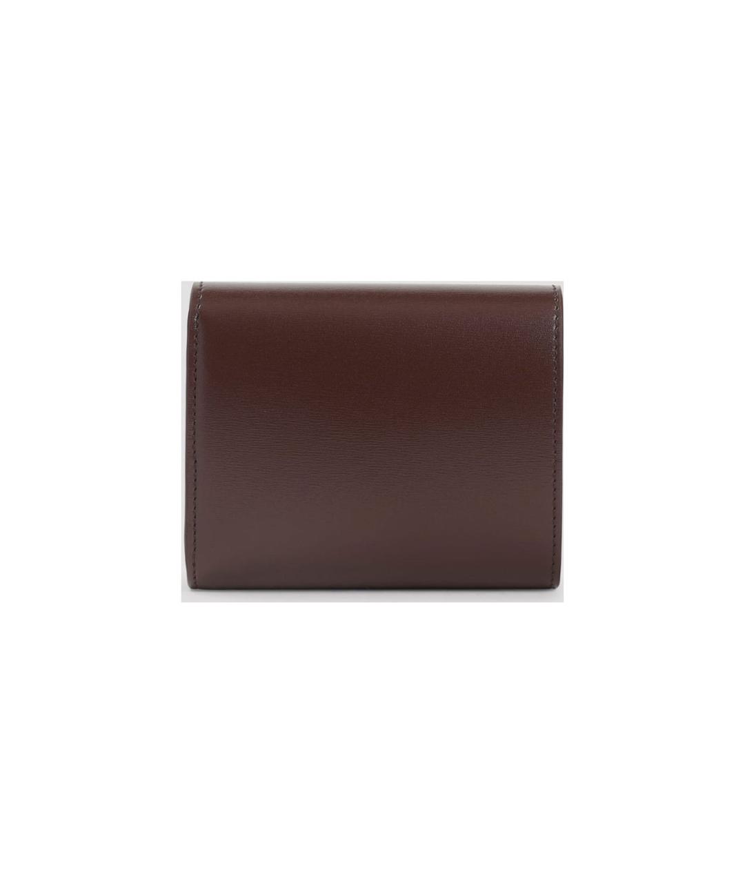 CELINE Коричневый кожаный кошелек, фото 2