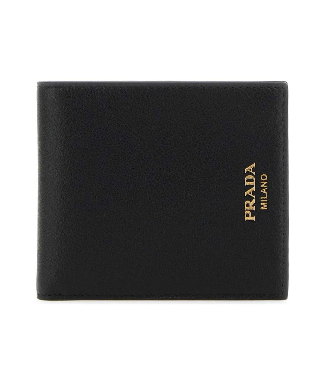 PRADA Черный кожаный кошелек, фото 1