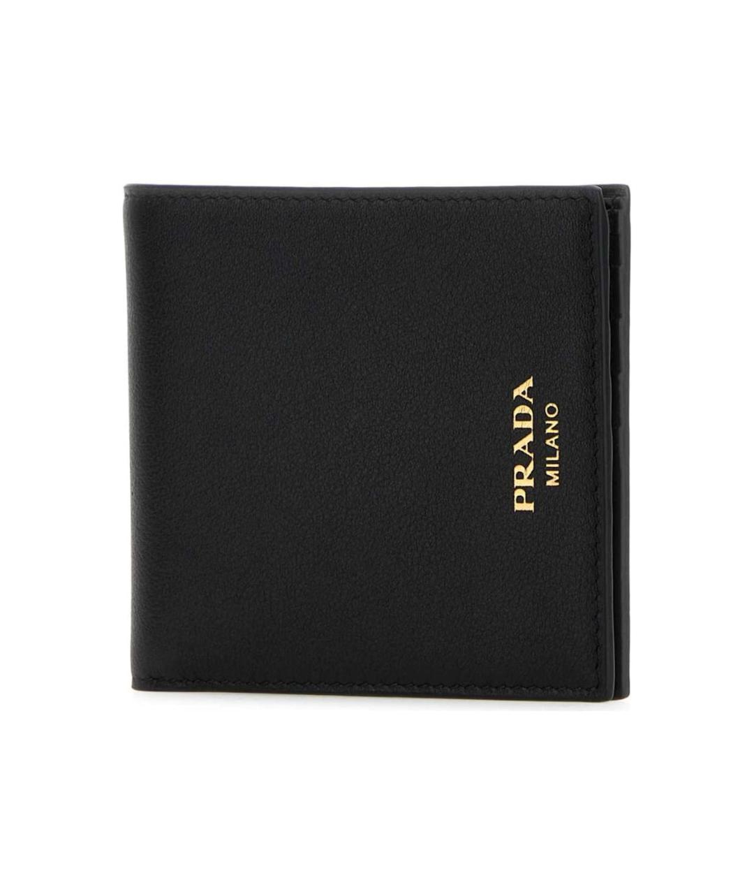 PRADA Черный кожаный кошелек, фото 2