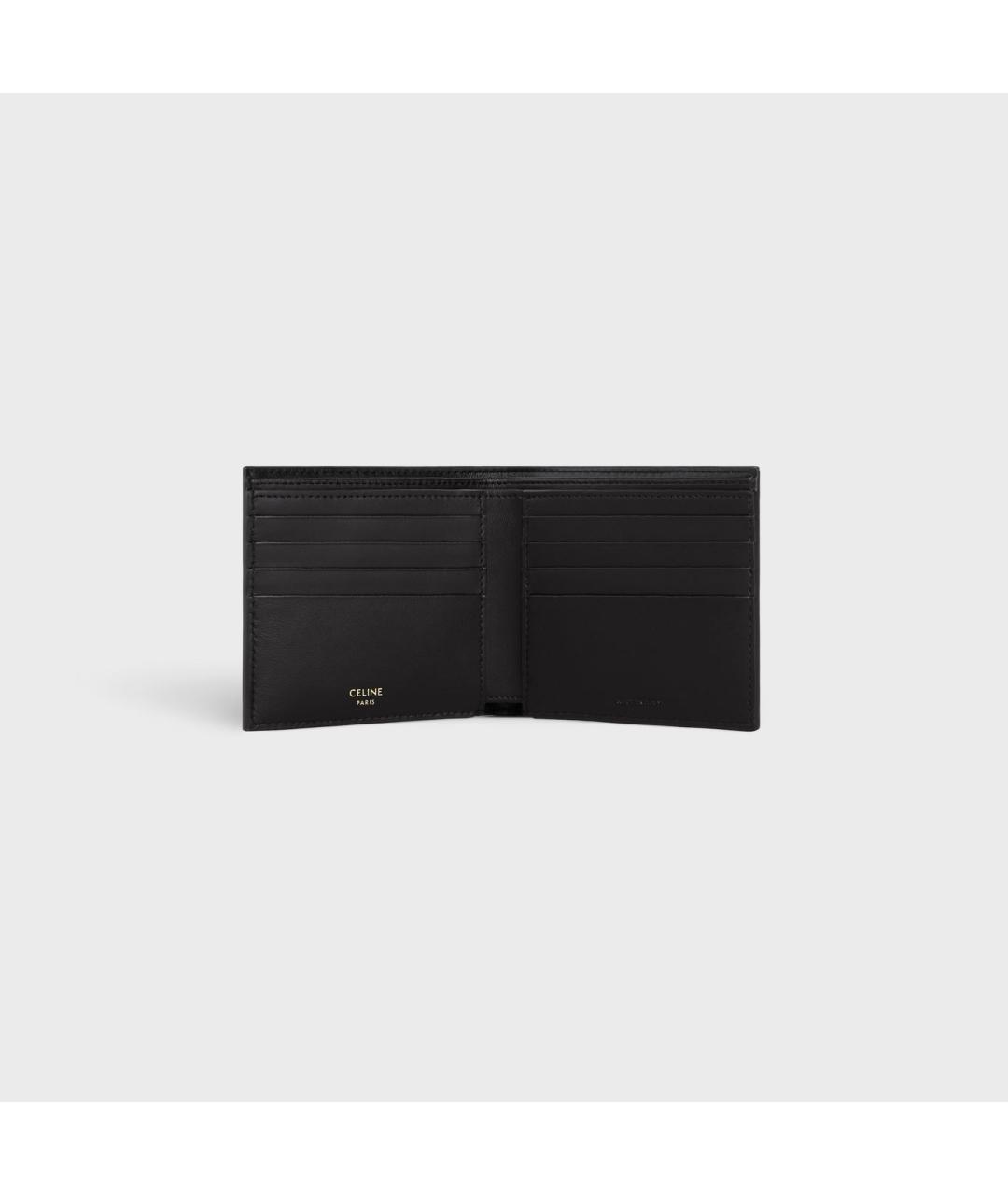 CELINE Коричневый кожаный кошелек, фото 4