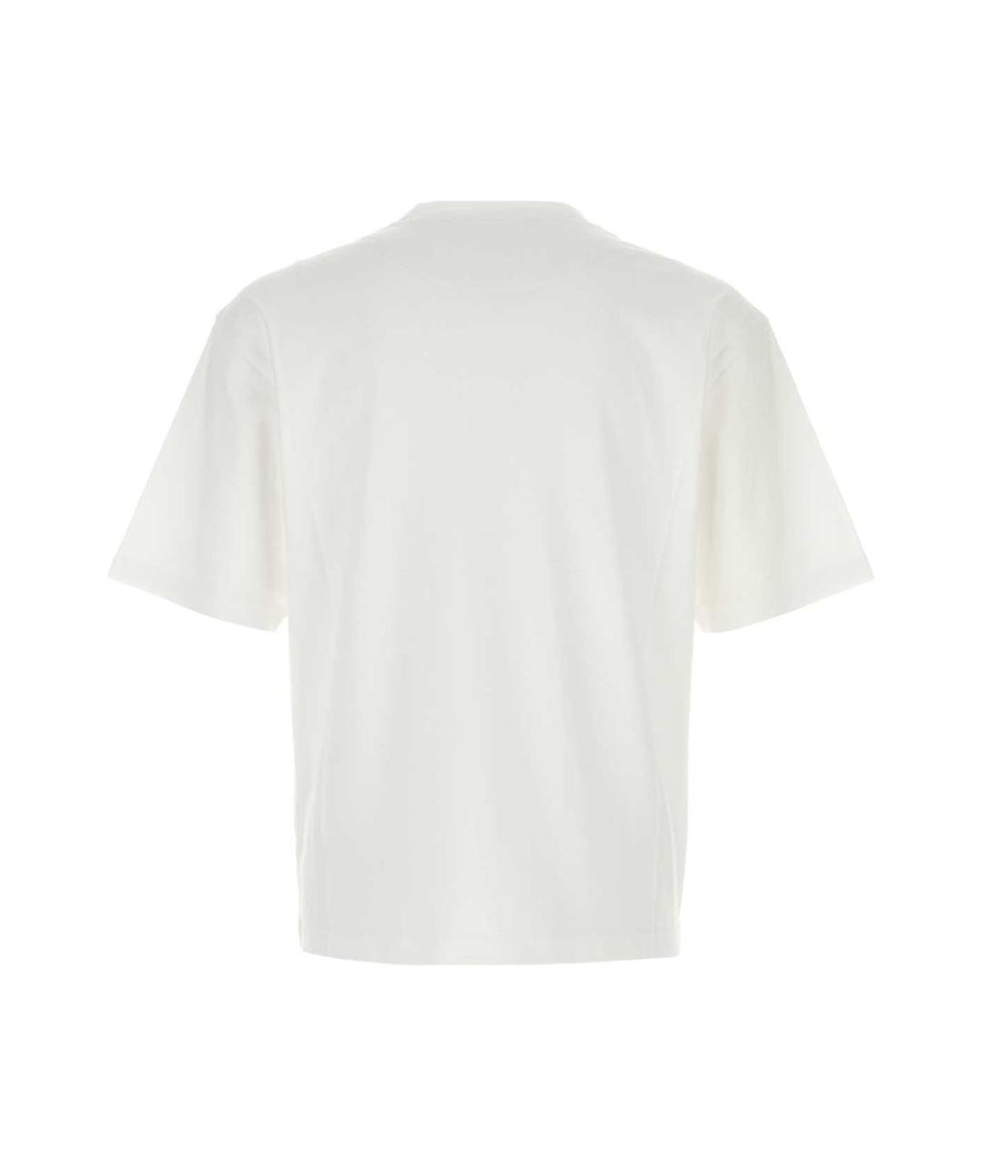 PRADA Белая хлопковая футболка, фото 2