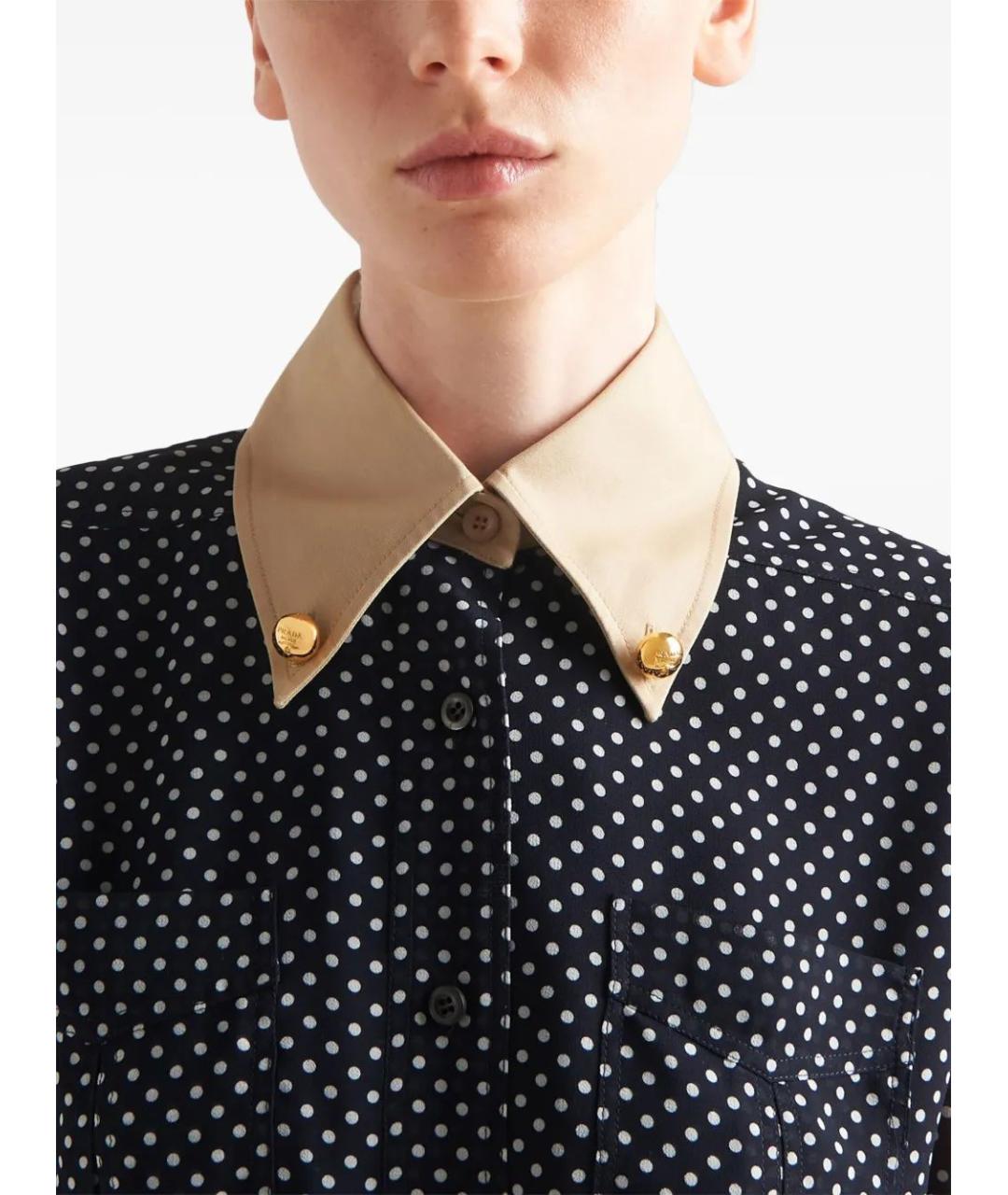 PRADA Синее повседневное платье, фото 4