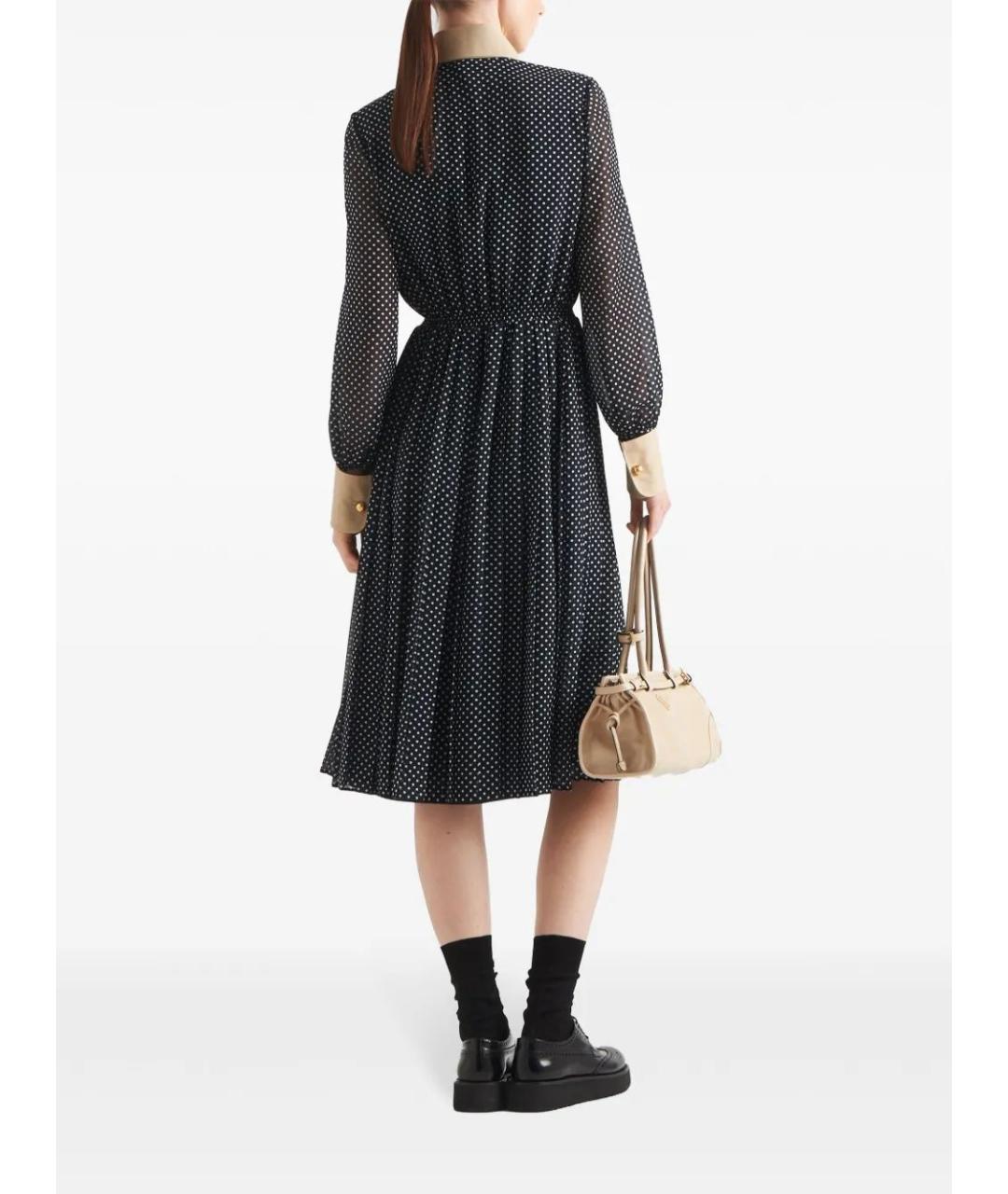 PRADA Синее повседневное платье, фото 3