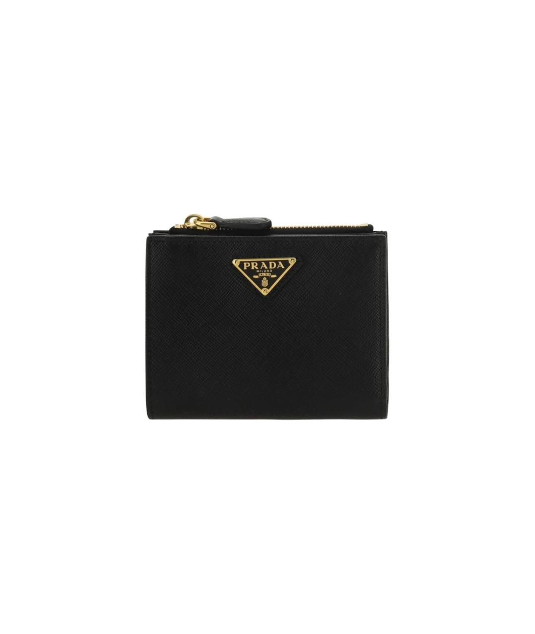PRADA Черный кожаный кошелек, фото 2