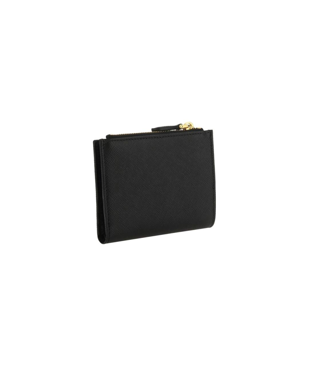 PRADA Черный кожаный кошелек, фото 3