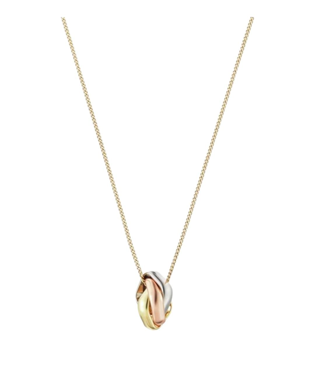 CARTIER Золотое колье из желтого золота, фото 1