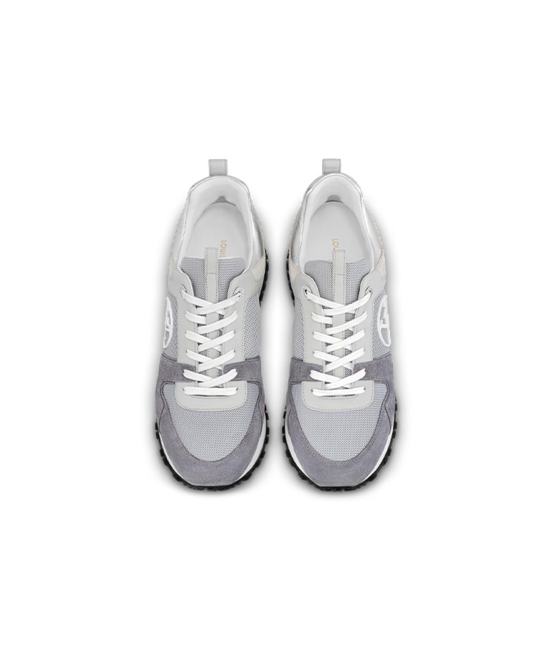 LOUIS VUITTON Серые кроссовки, фото 4
