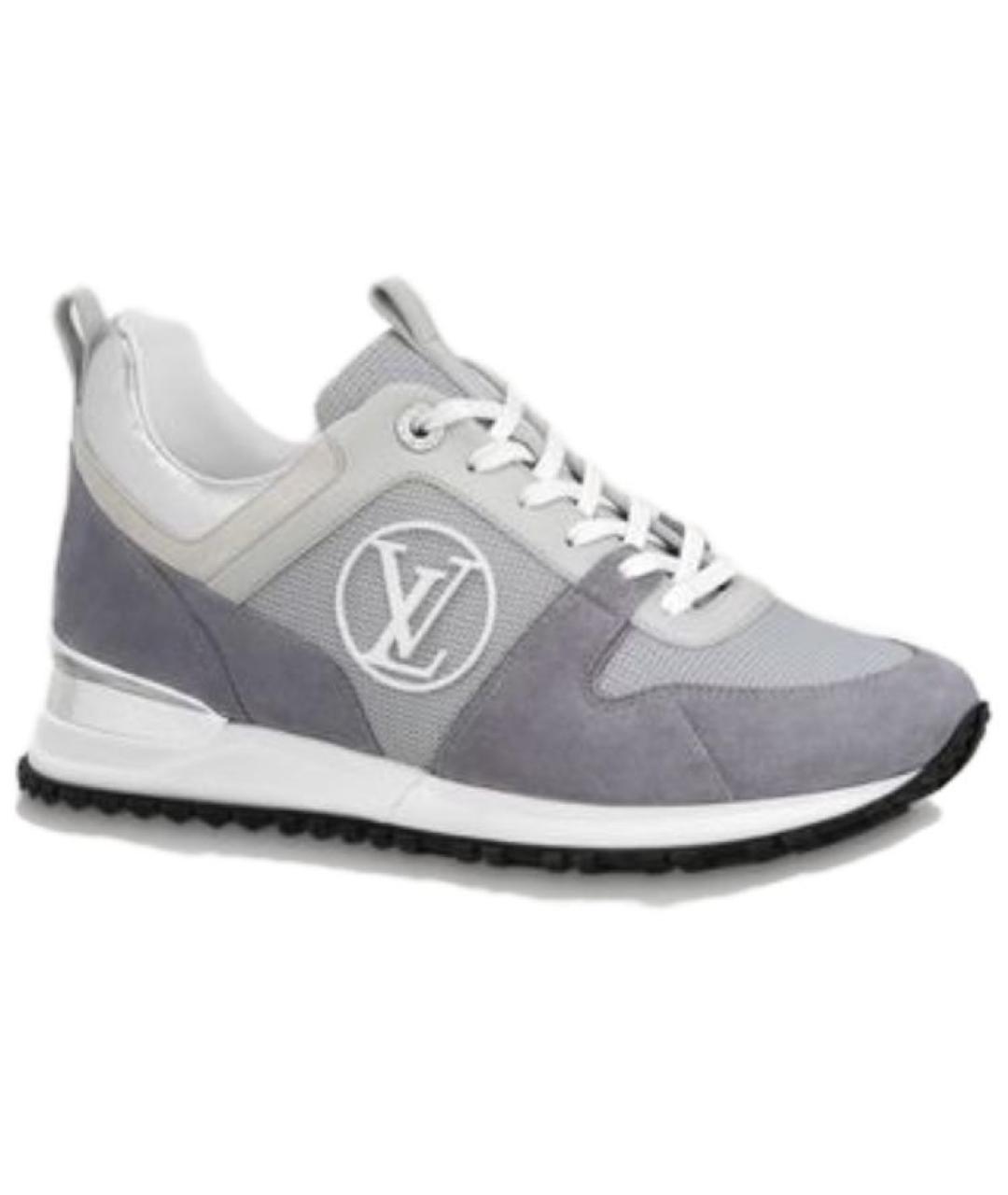 LOUIS VUITTON Серые кроссовки, фото 1