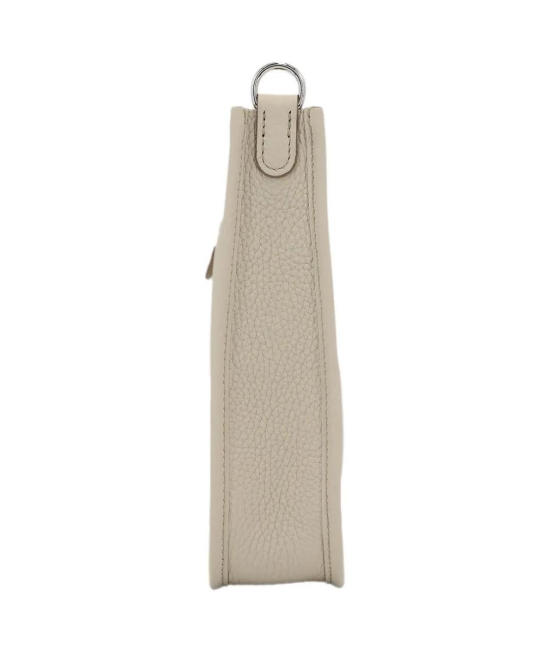 HERMES Серая кожаная сумка через плечо, фото 5