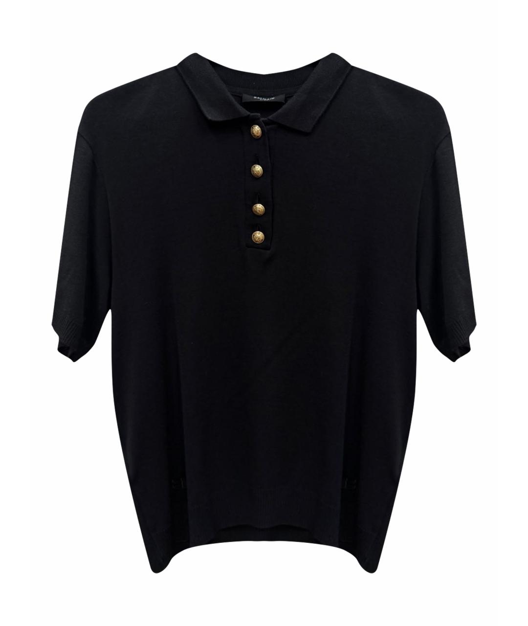 BALMAIN Черная футболка, фото 1