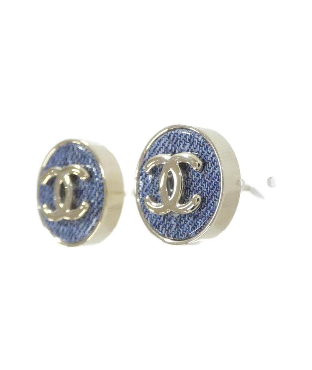 CHANEL Синие серьги, фото 2