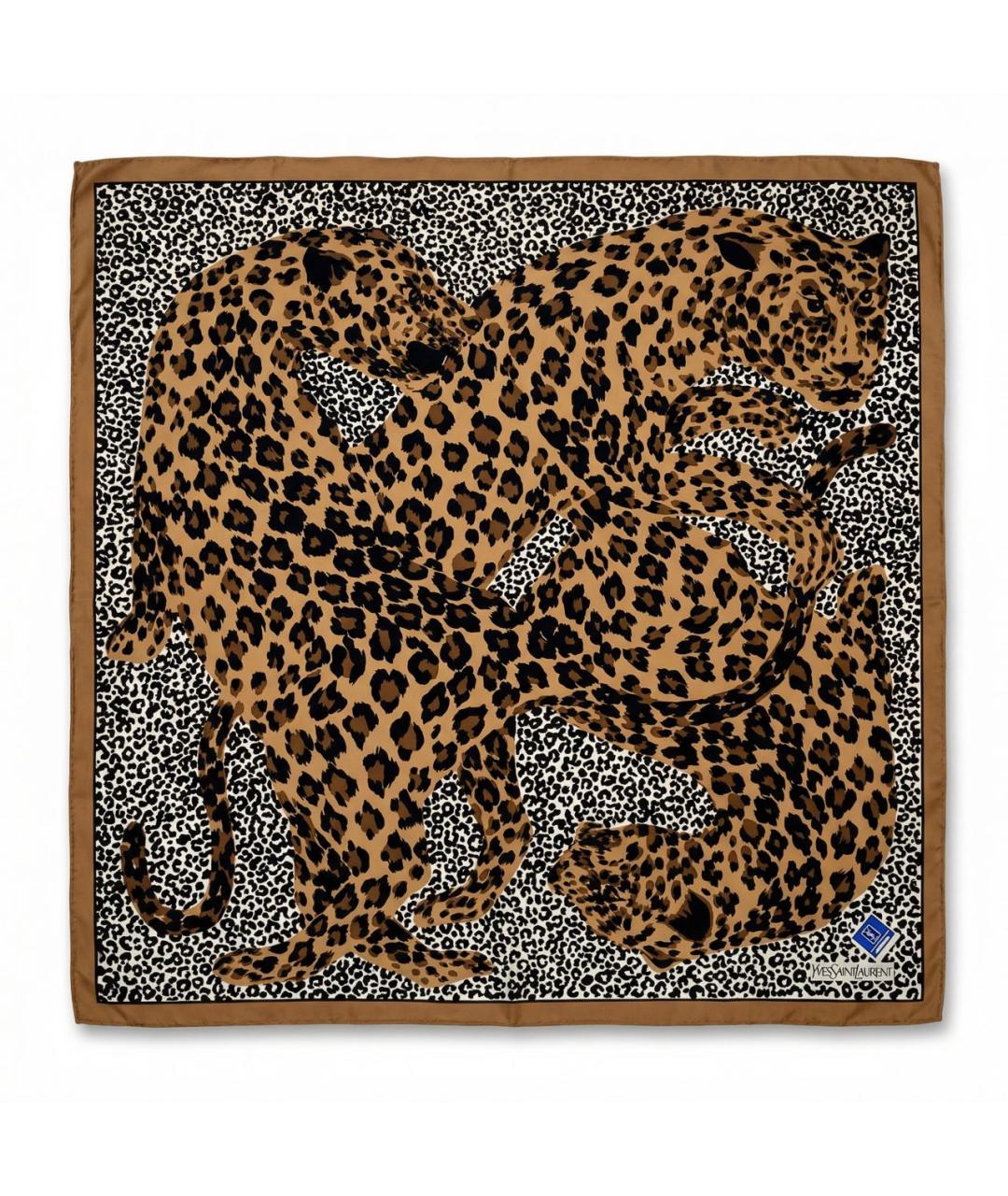 SAINT LAURENT Мульти хлопковый платок, фото 3