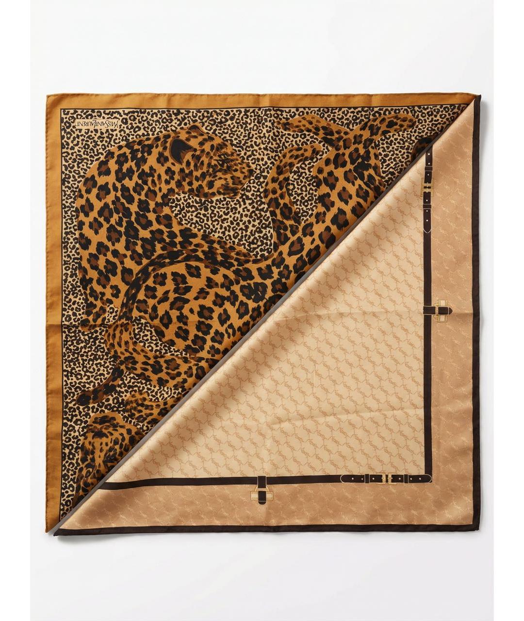 SAINT LAURENT Мульти хлопковый платок, фото 9